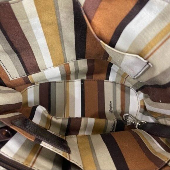 Brighton Ziptop Embossed Buckle Hobo Shoulder Bag - Picture 10 of 11